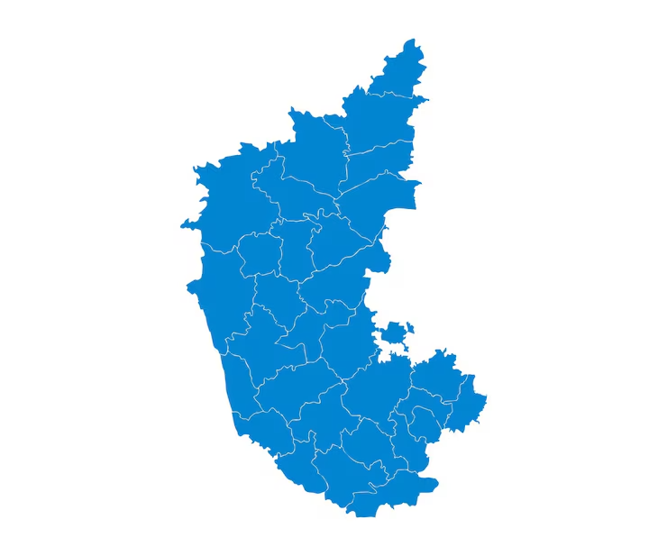 Karnataka District Map